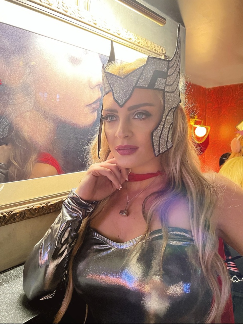 Silver Thor headpiece